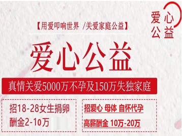 石龙捐卵助孕生子 爱心志愿者招募